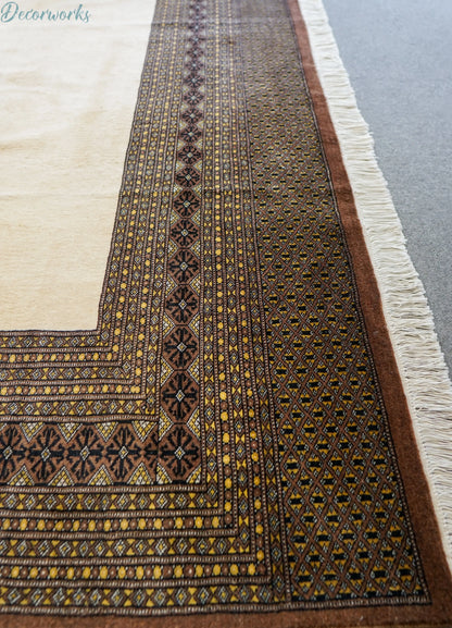 310×220cm【パキスタン手織り絨毯 Decorworks