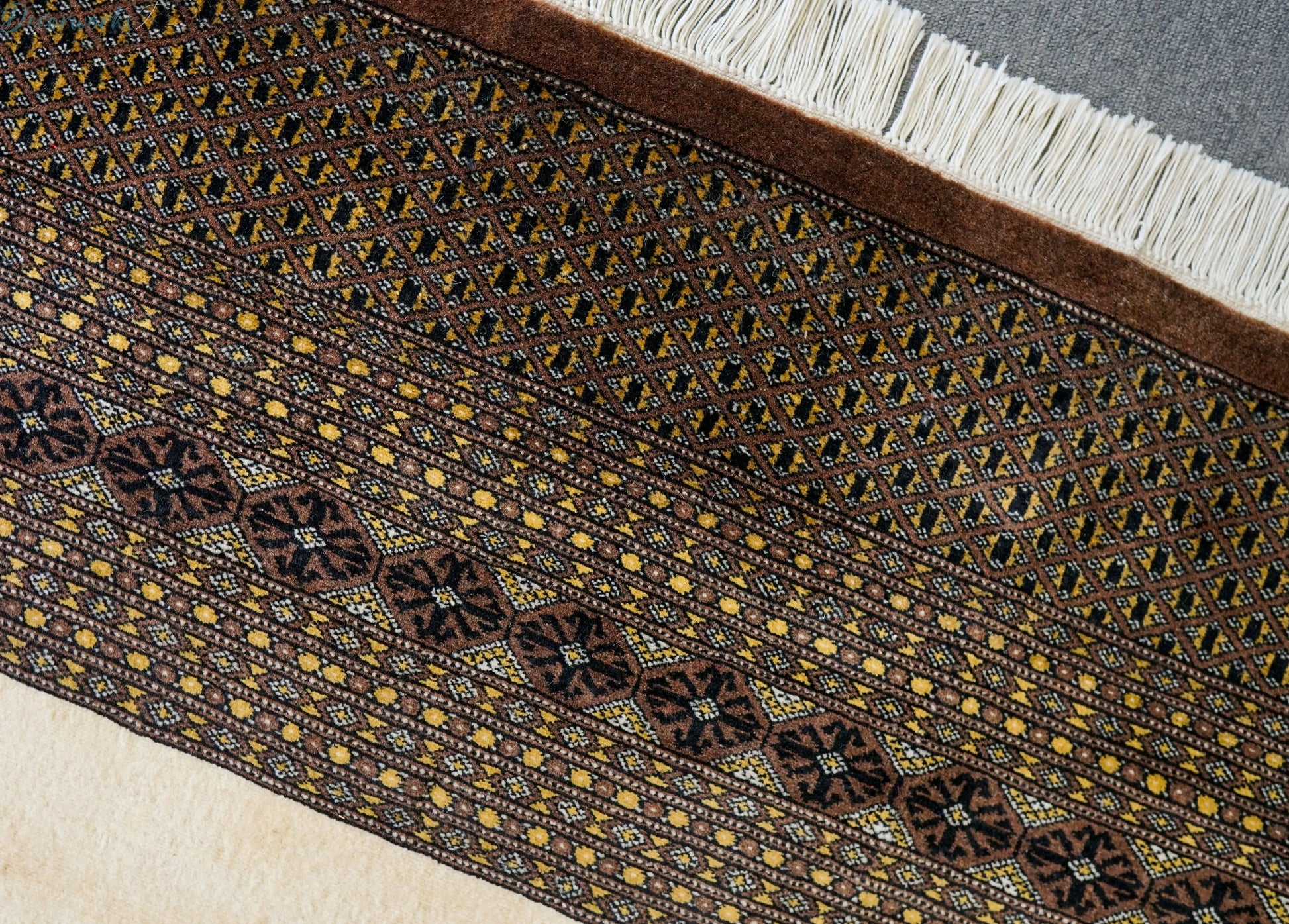 310×220cm【パキスタン手織り絨毯 Decorworks