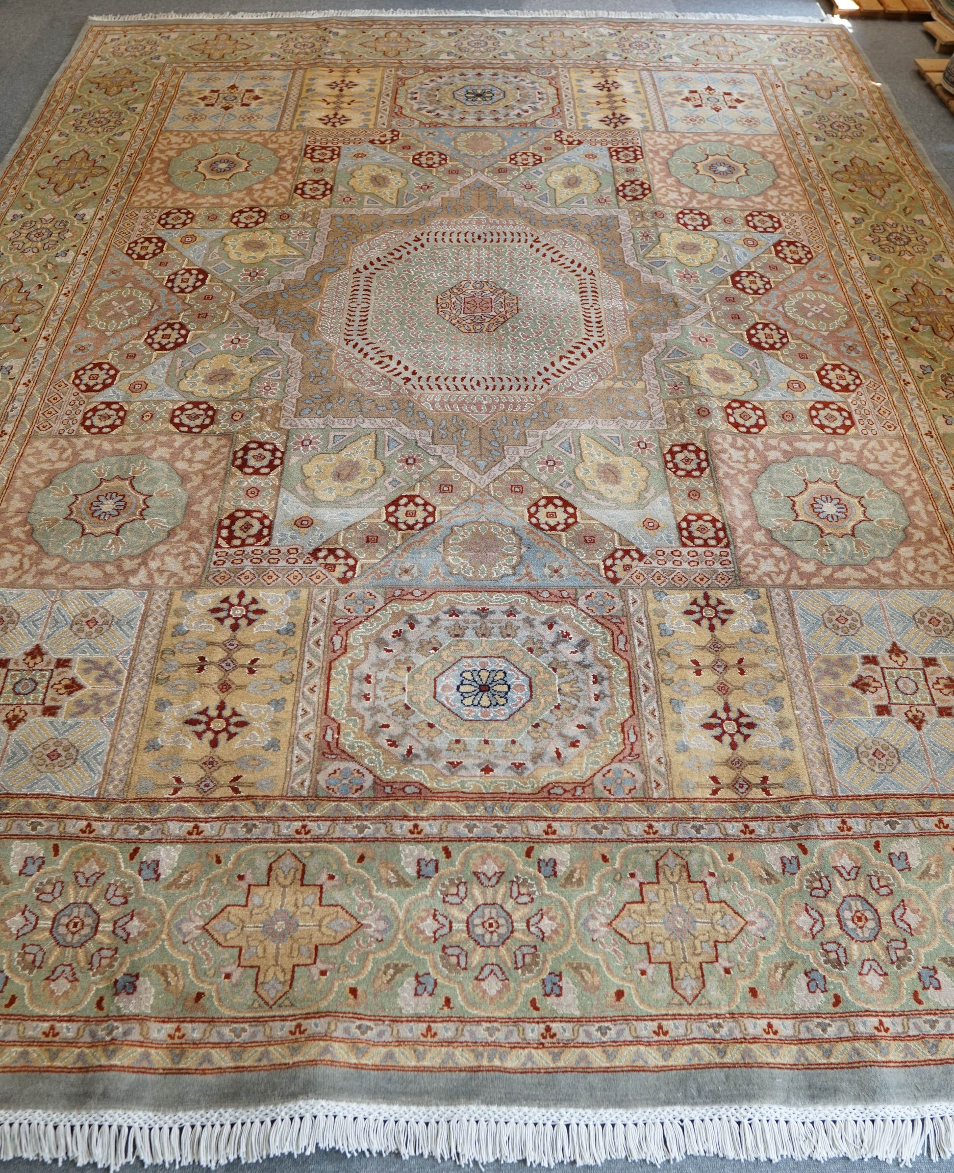 Collection 314×240cm パキスタン手織り絨毯｜マムルーク様式 ダブルノットの上質な