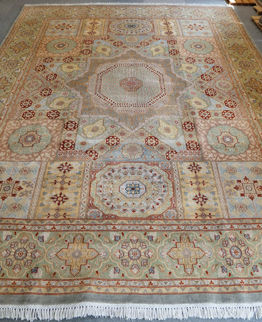 Collection 314×240cm パキスタン手織り絨毯｜マムルーク様式 ダブルノットの上質な