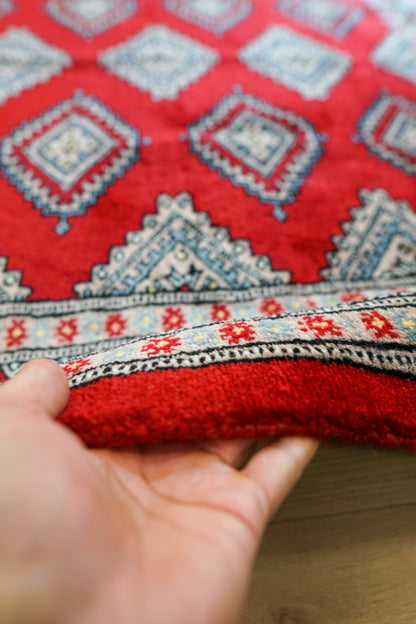  183×126cm パキスタン手織り絨毯