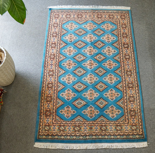 152×96cm  パキスタン手織り絨毯 - Decorworks