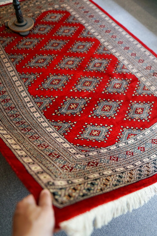 177×130cm  パキスタン手織り絨毯 Decorworks