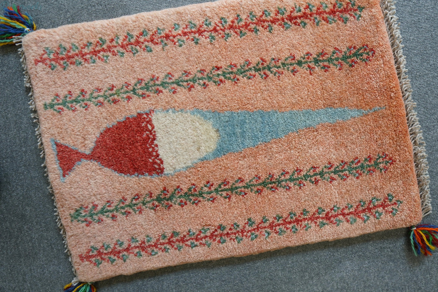 60×40cm ペルシャ絨毯 手織りギャッベ Decorworks