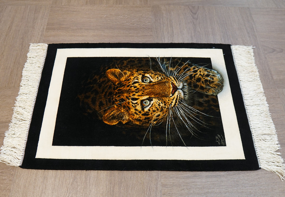  ペルシャ絨毯 タブリーズ産 タブロ 81×58cm