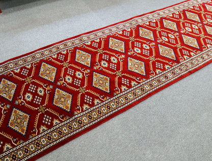 300×80cm  パキスタン手織り絨毯　ランナー Decorworks