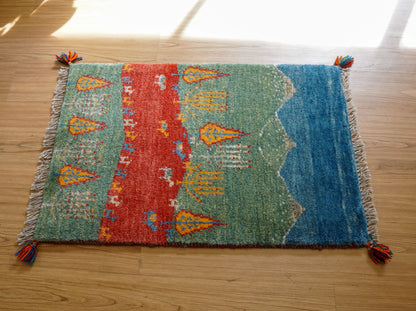 Collection 80×53cm  ペルシャ絨毯 手織りギャッベアマレ族