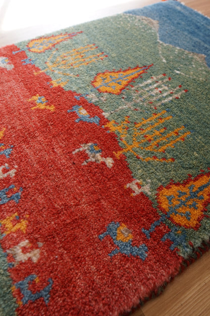 Collection 80×53cm  ペルシャ絨毯 手織りギャッベアマレ族