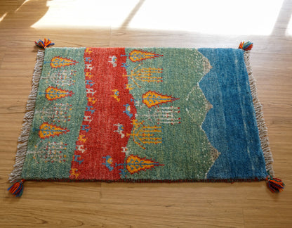 Collection 80×53cm  ペルシャ絨毯 手織りギャッベアマレ族