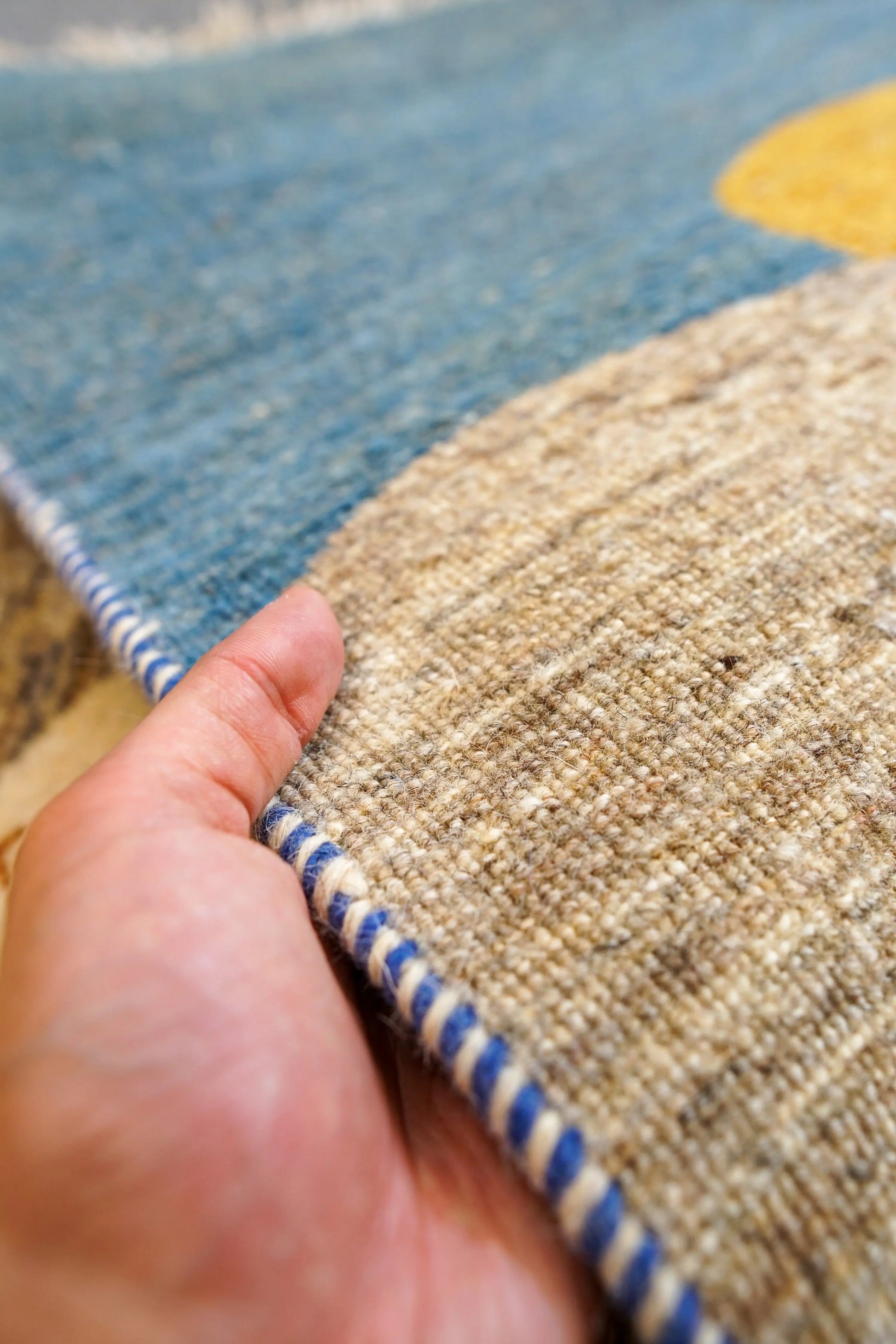 148×49cm【ペルシャ手織りカシュクリギャッベ] リズ バフト ギャッベ 手織り絨毯 Decorworks