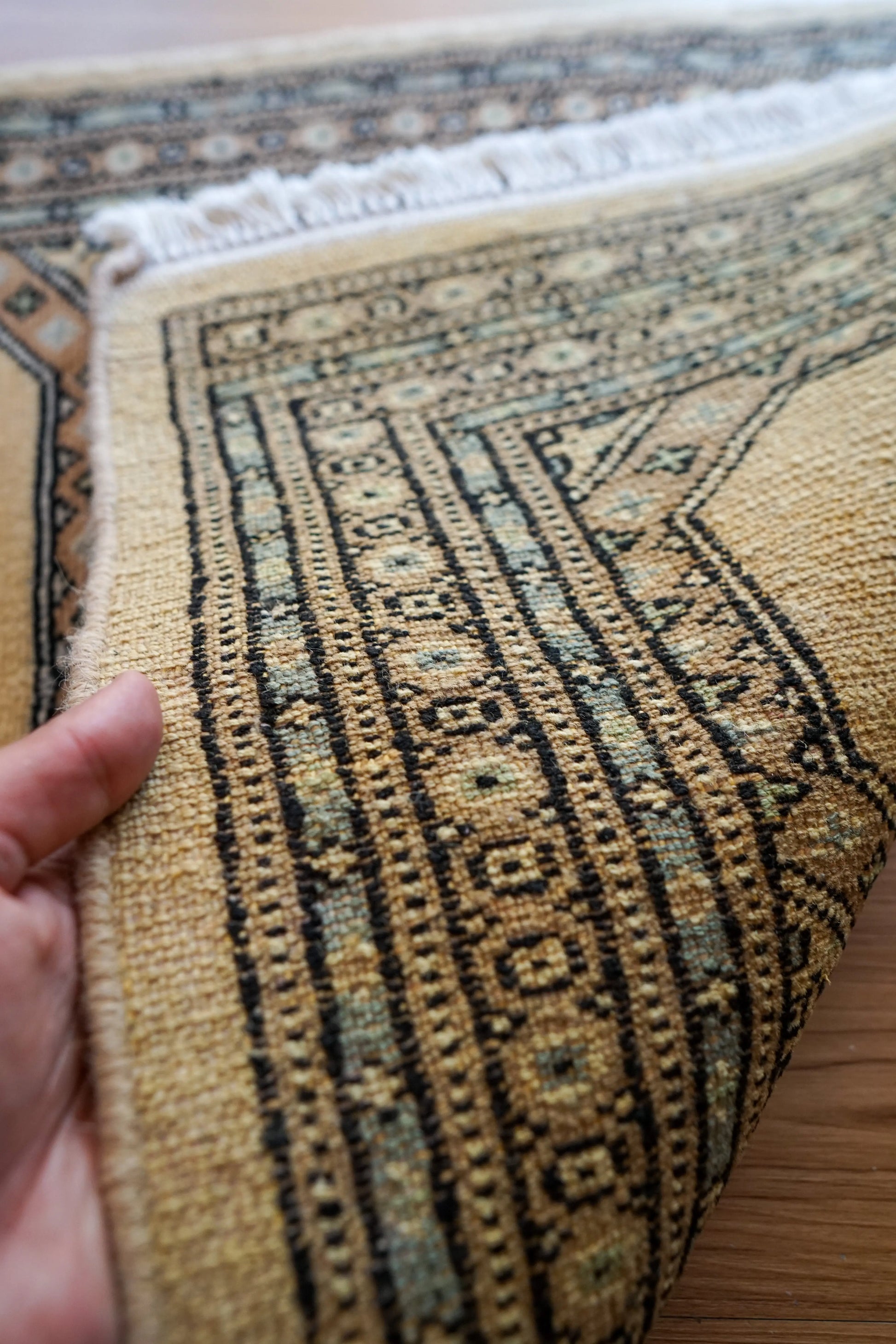 Collection 87×62cm パキスタン手織り絨毯  ジャールダールデザイン
