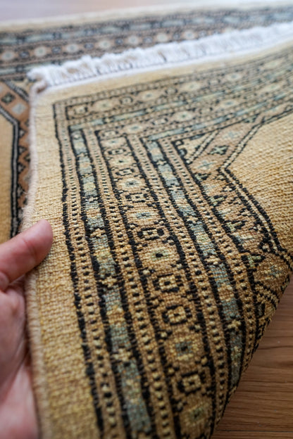 Collection 87×62cm パキスタン手織り絨毯  ジャールダールデザイン