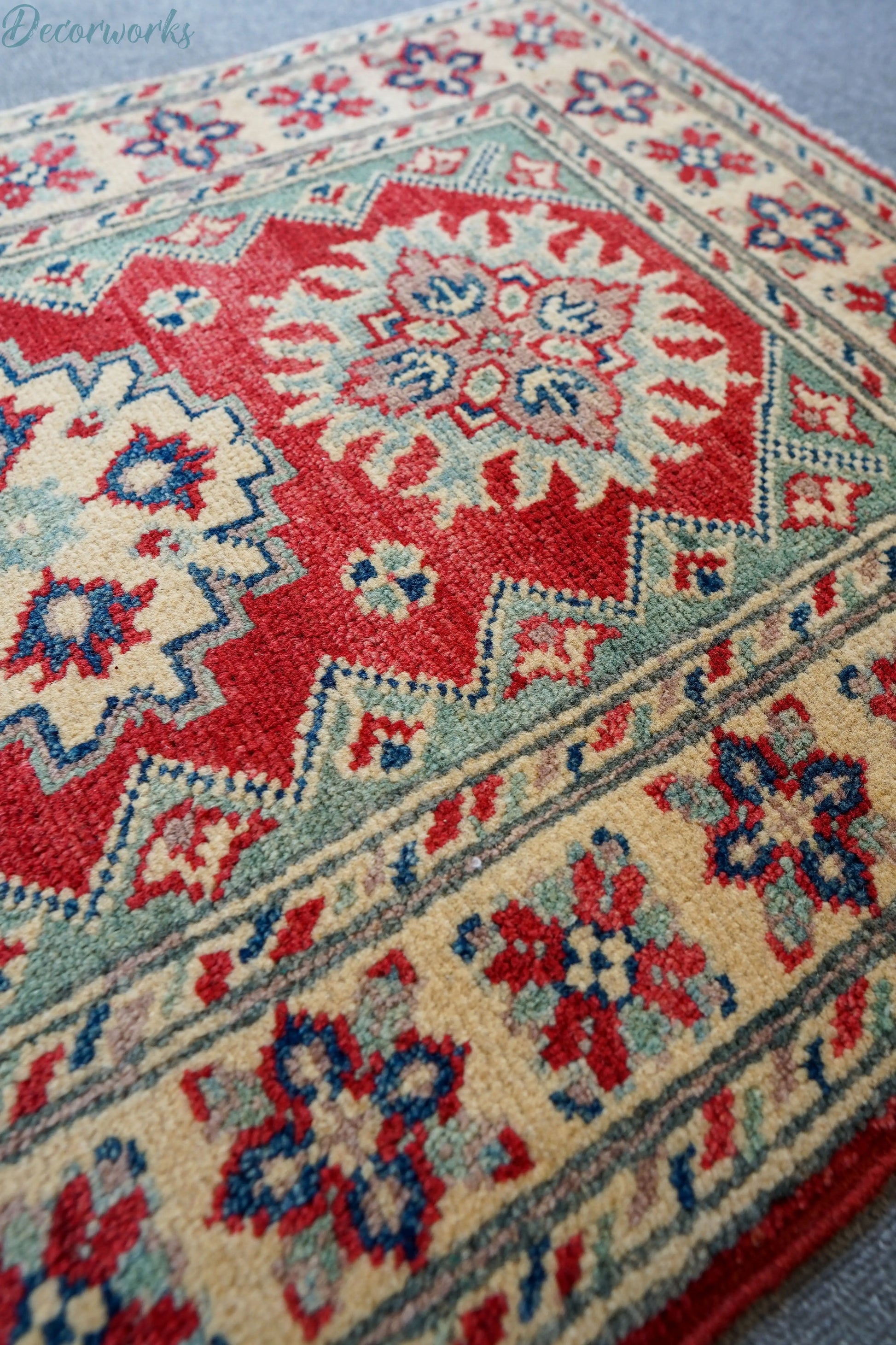 89×60cｍ アフガニスタン手織り絨毯 Decorworks