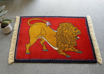 89x63cm 手織り ペルシャ絨毯　カシュカイ族 Decorworks