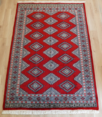  183×126cm パキスタン手織り絨毯