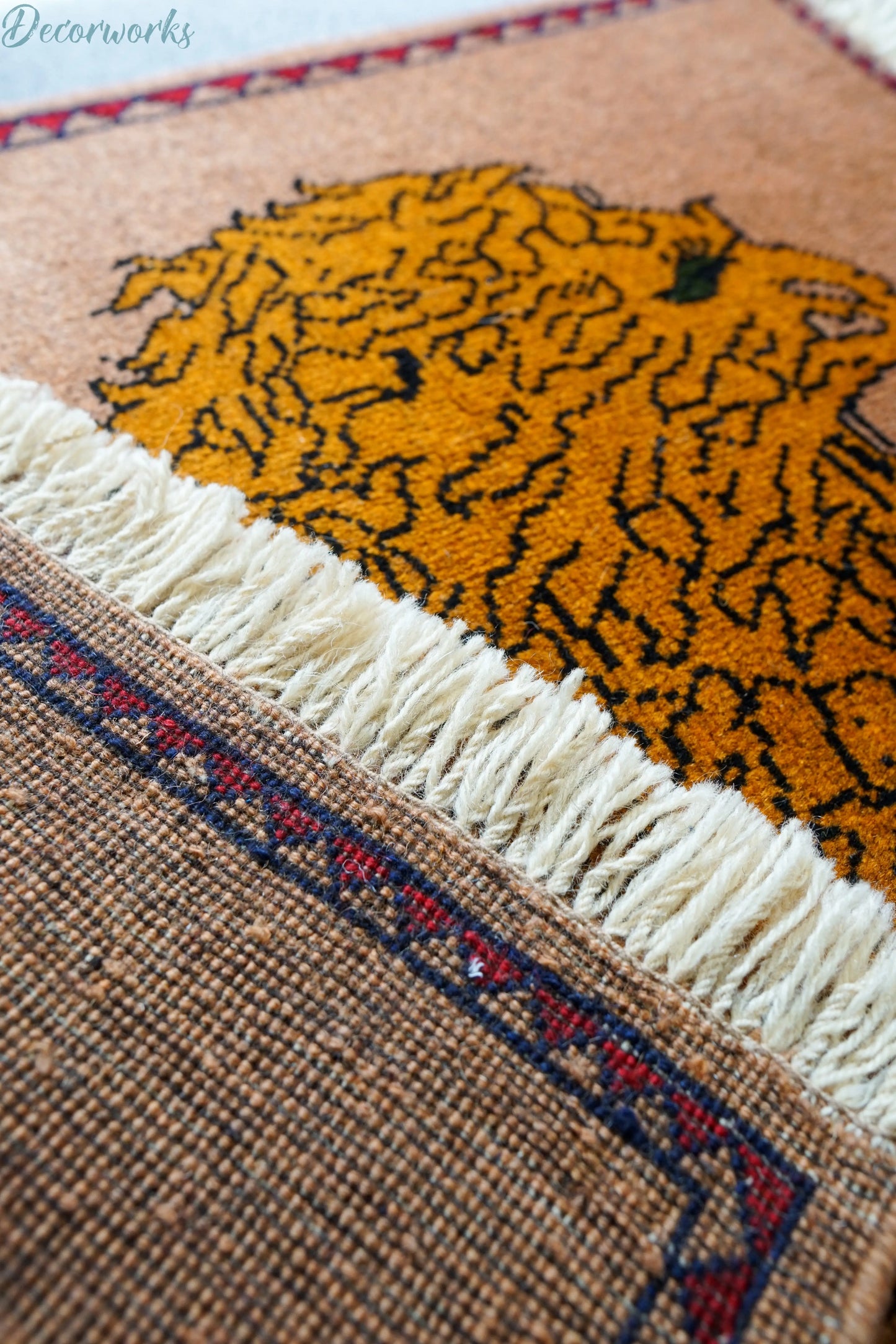 90x64cm 手織り ペルシャ絨毯　カシュカイ族 Decorworks