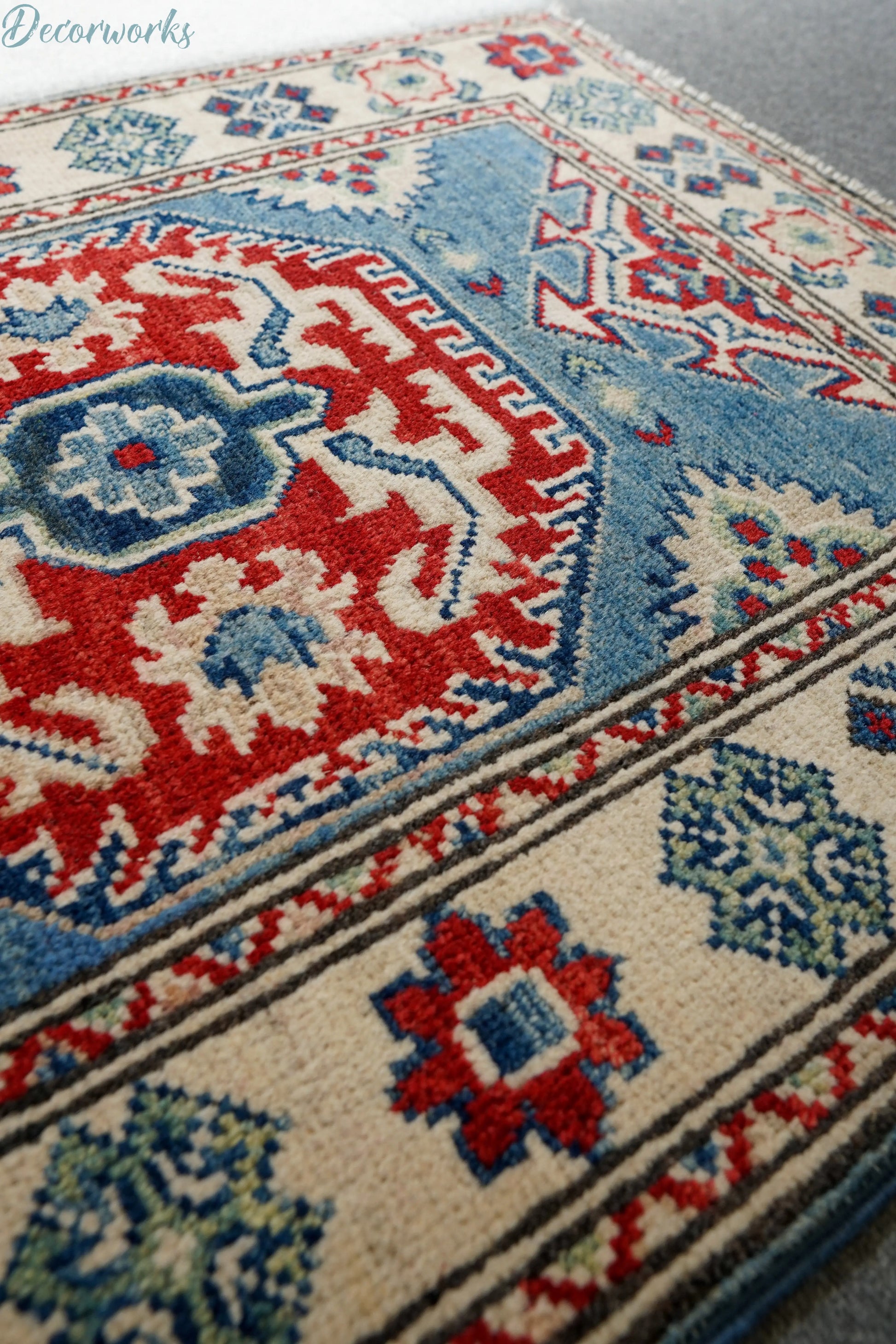 91×64cｍ アフガニスタン手織り絨毯 Decorworks