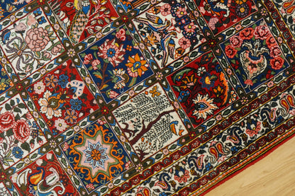  ペルシャ絨毯 バクティアリ産 202×136cm