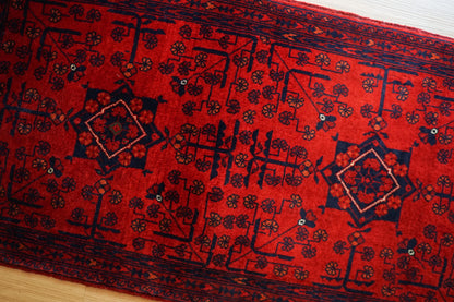 Collection 98×52cm アフガニスタン手織り絨毯 カールモハメディ