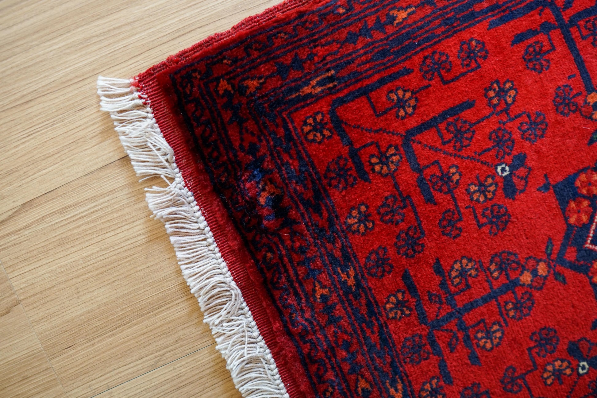 Collection 98×52cm アフガニスタン手織り絨毯 カールモハメディ