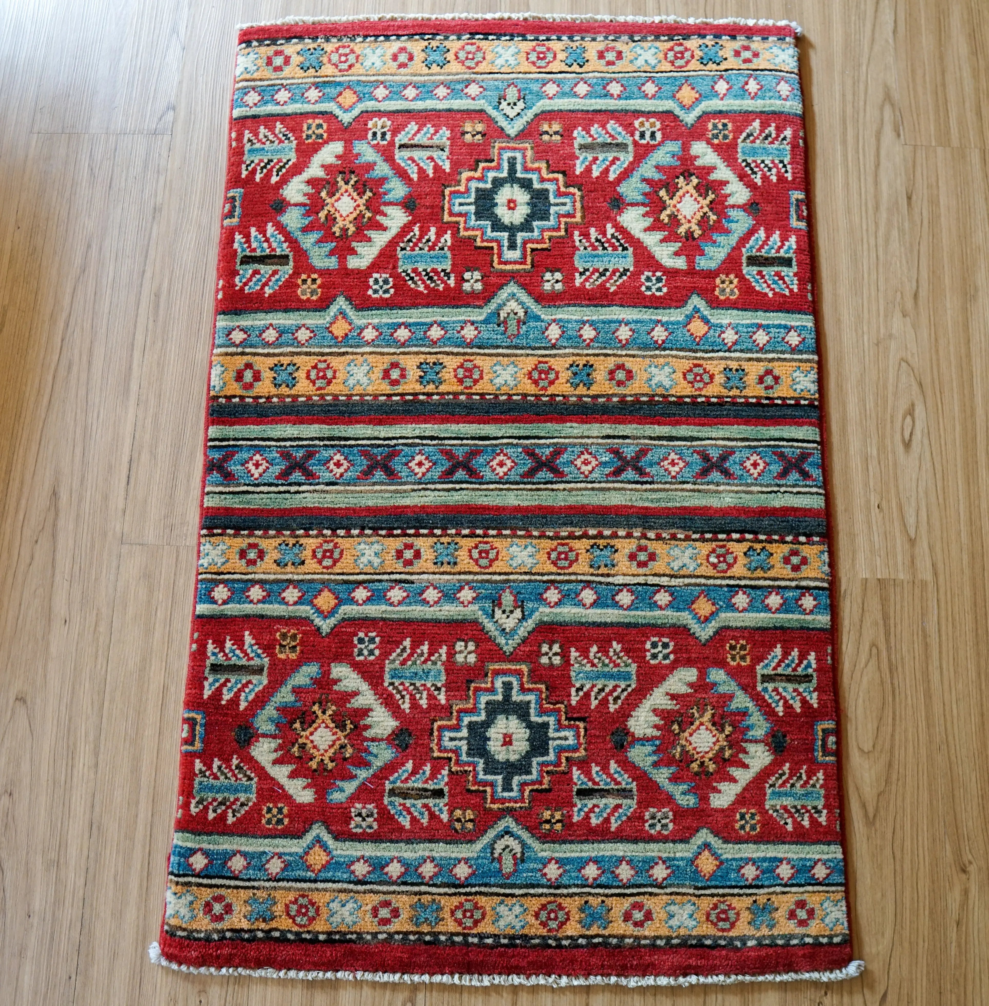 アフガン絨毯トライバルラグガズニウール – Decorworks