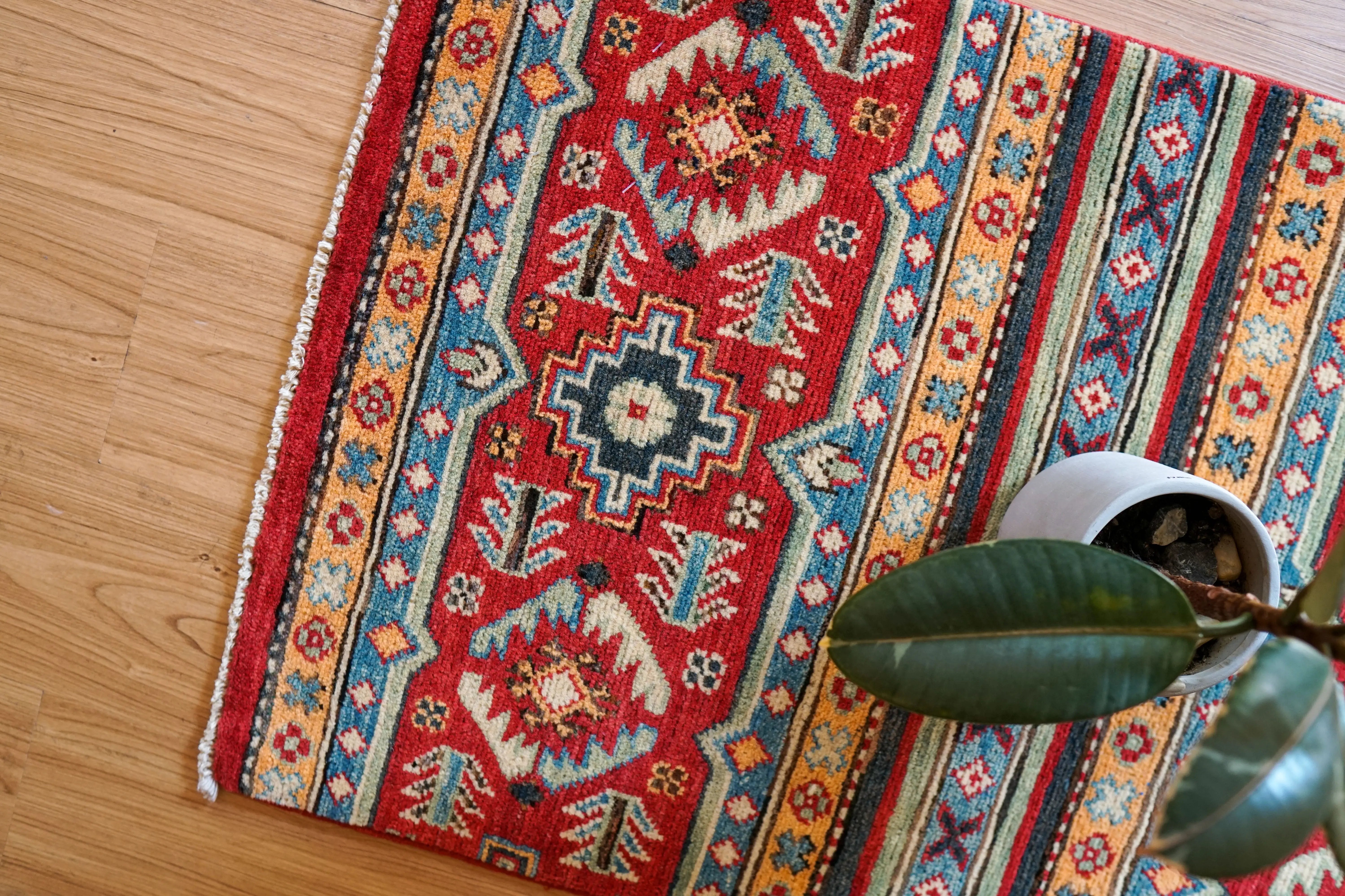 アフガン絨毯トライバルラグガズニウール – Decorworks