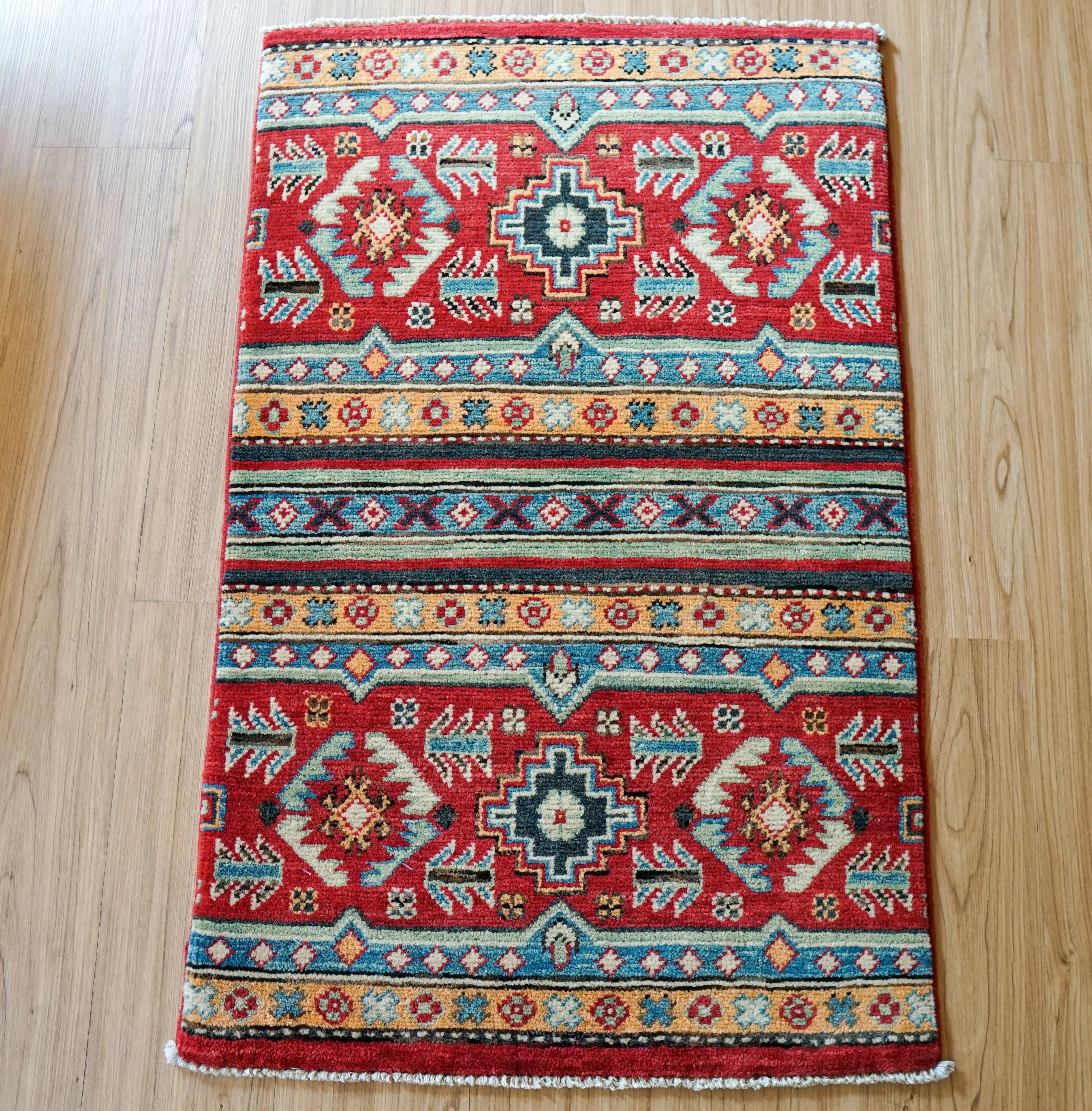 アフガン絨毯トライバルラグガズニウール – Decorworks