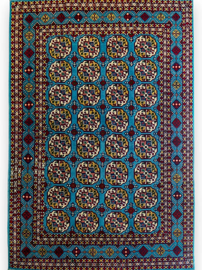 210×155cｍ トルクメン ボハララグ 手織り絨毯　 Decorworks
