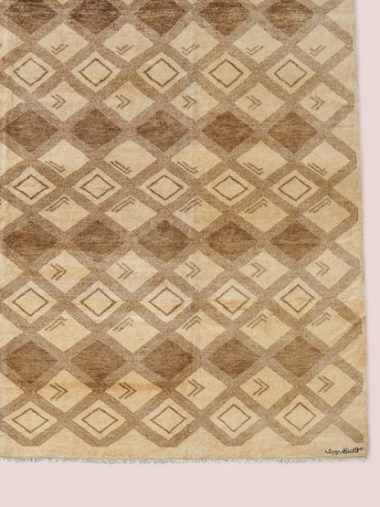 190×198cm   パキスタン手織りギャッベ Decorworks