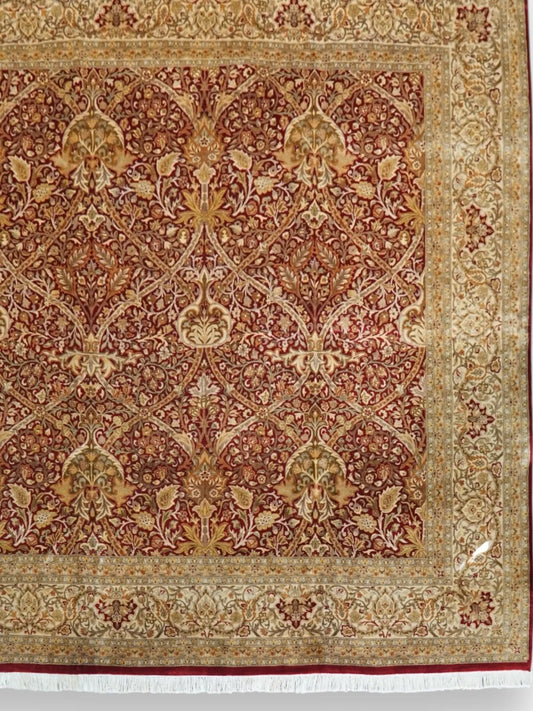 257×252cm  パキスタン ダブルノッ 手織り絨毯 Decorworks