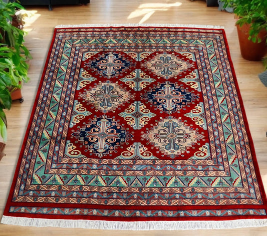 パキスタン絨毯　219×205cm Decorworks