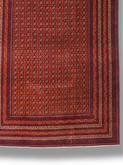 295×190cm アフガニウタン 手織り絨毯 ホジャロシュナイ トルクメン ボハララグ Decorworks