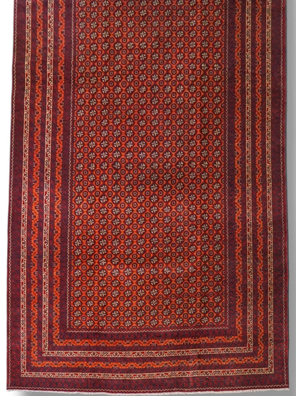 295×190cm アフガニウタン 手織り絨毯 ホジャロシュナイ トルクメン ボハララグ Decorworks