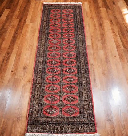 249×80cm パキスタン手織り絨毯　ランナー Decorworks