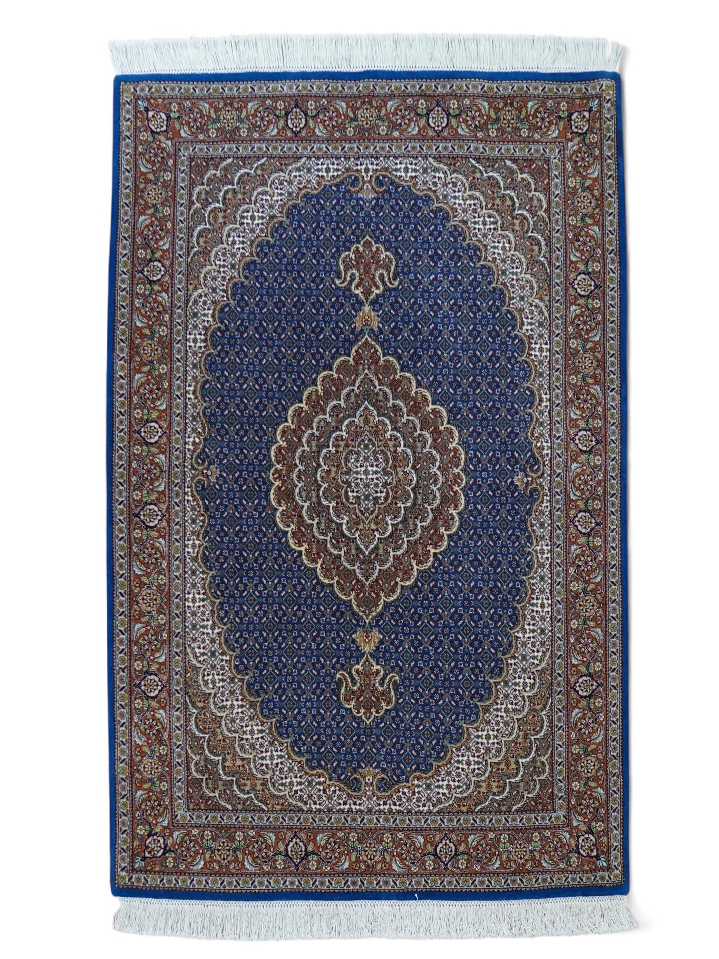 Collection 154×106cm 手織り ペルシャ絨毯 タブリーズ産　50RAJ