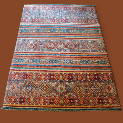 Collection アフガニスタン ガズニーウール 絨毯 206×145cm　トライバルラグ