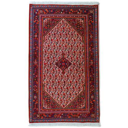  ペルシャ絨毯 ジョーザン産 165×108cm  伝統の花文様が織りなす上質ウールラグ