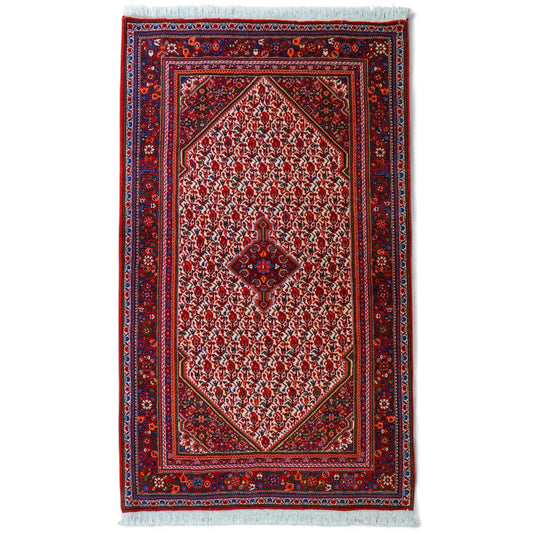  ペルシャ絨毯 ジョーザン産 165×108cm  伝統の花文様が織りなす上質ウールラグ