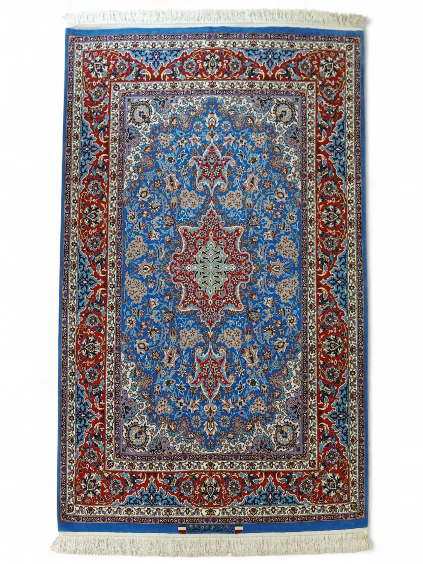  ペルシャ絨毯 イスファハン産 220×150cm  シャジュン房  4661