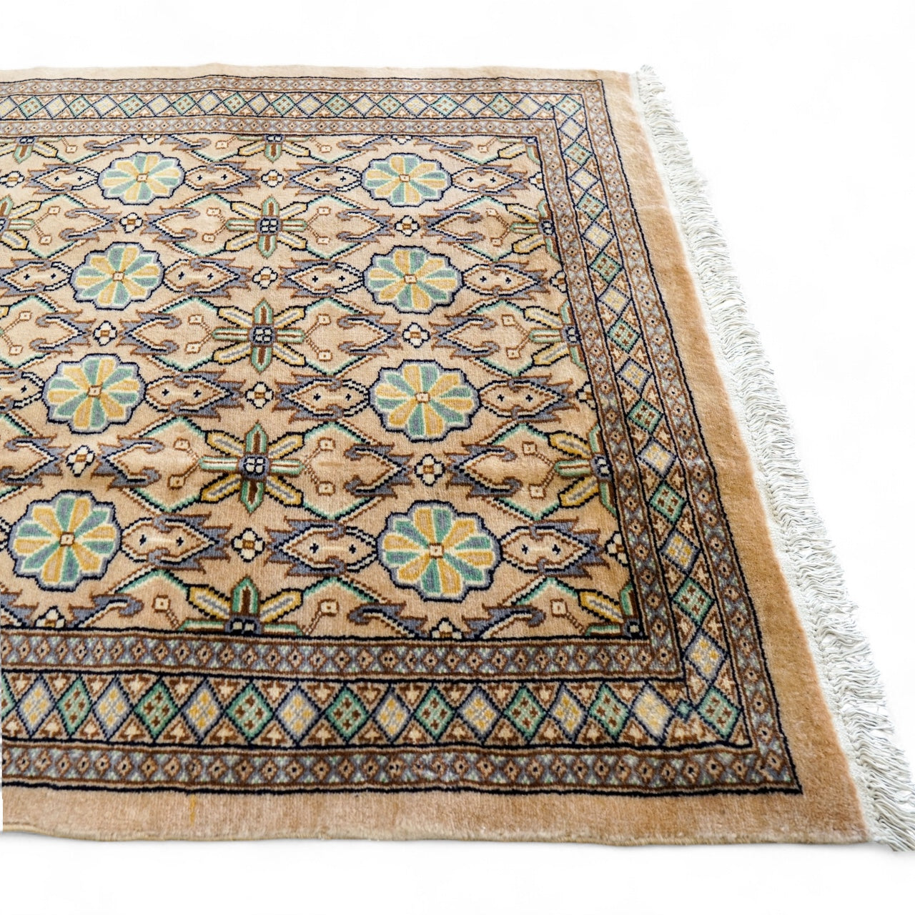  120×80cm パキスタン手織り絨毯