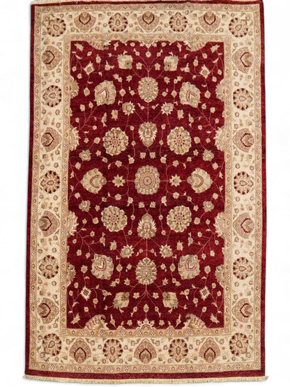  385×255cm パキスタン絨毯 ガゼニウール 手織り ダブルノット