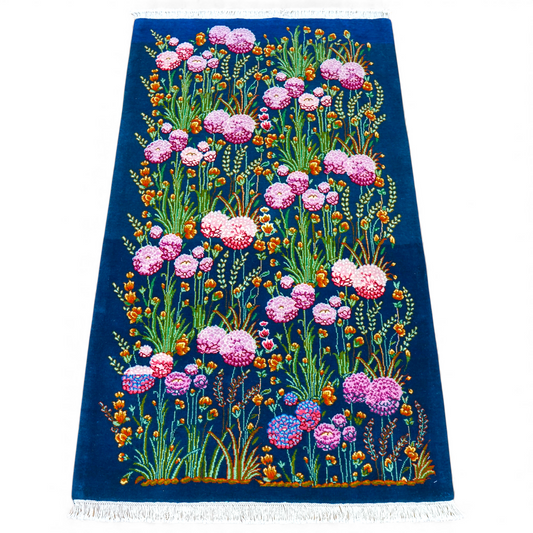  ペルシャ手織り絨毯 タブリーズ 175×103cm