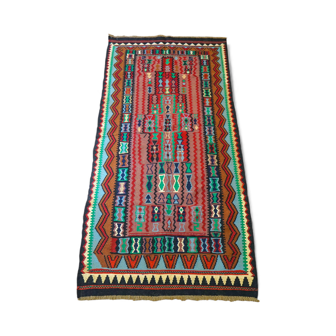  ペルシャ手織りキリム 210×100cm