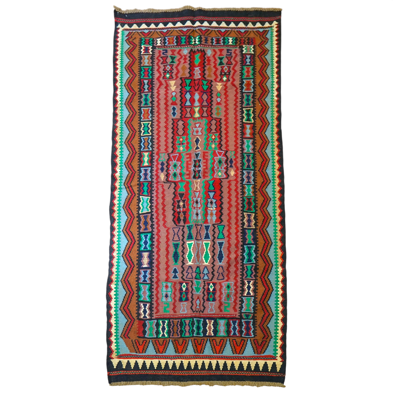  ペルシャ手織りキリム 210×100cm