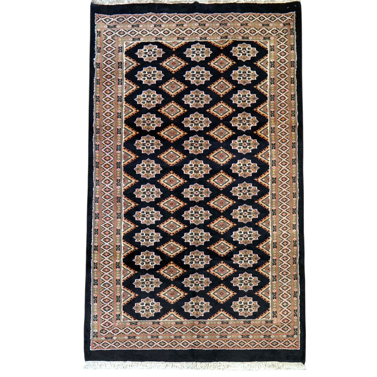  パキスタン手織り絨毯 185×120cm