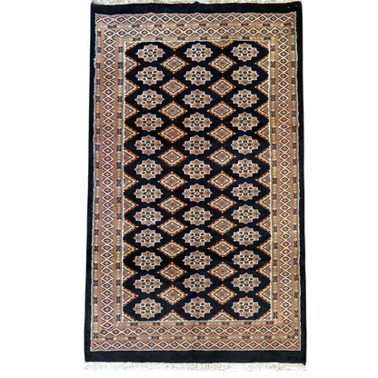  パキスタン手織り絨毯 185×120cm