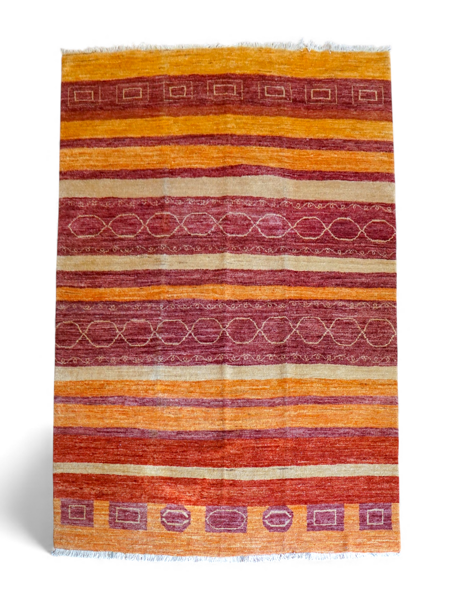  ペルシャ手織りギャッベ244×172cm カシュクリ