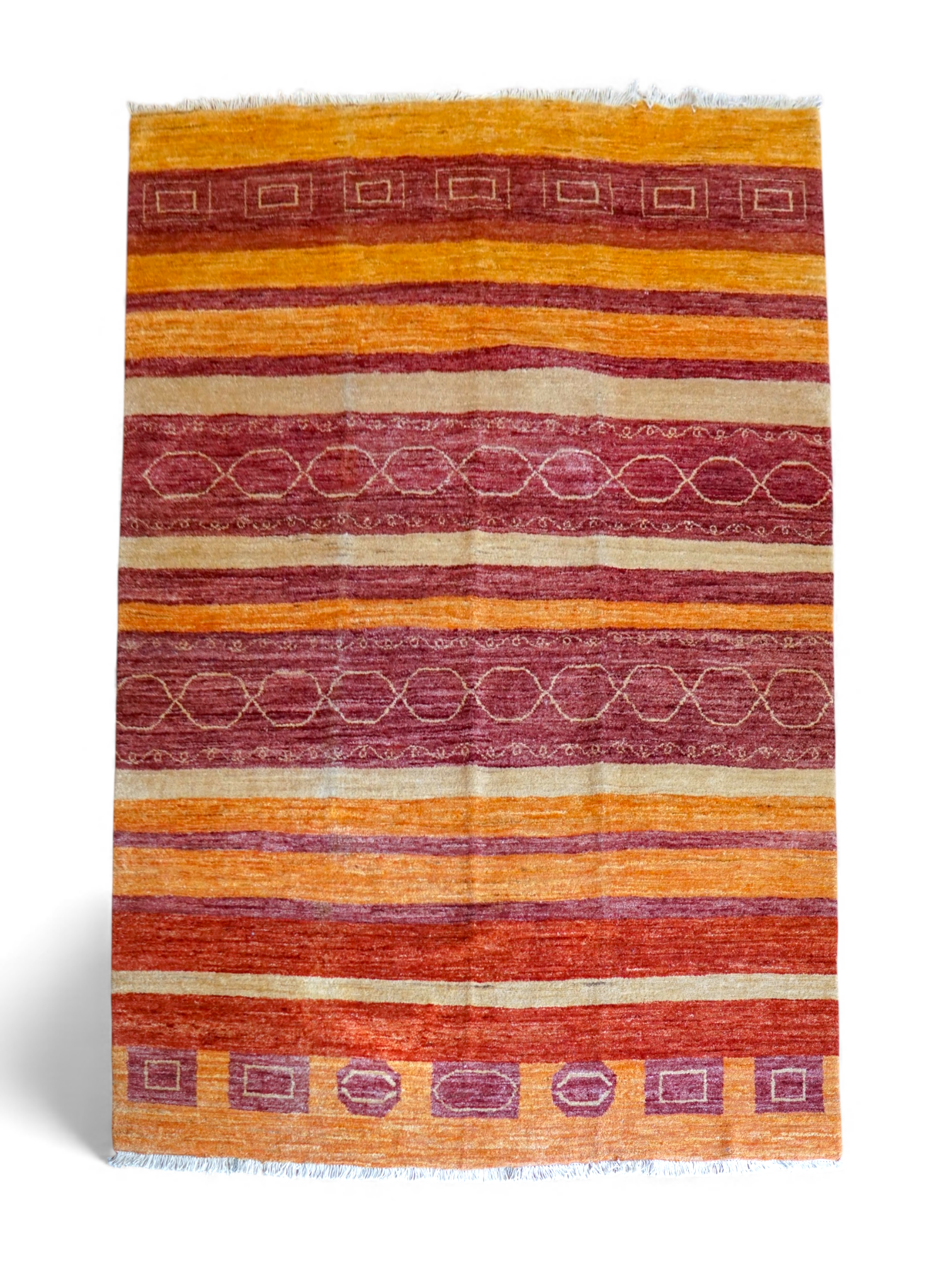  ペルシャ手織りギャッベ244×172cm カシュクリ