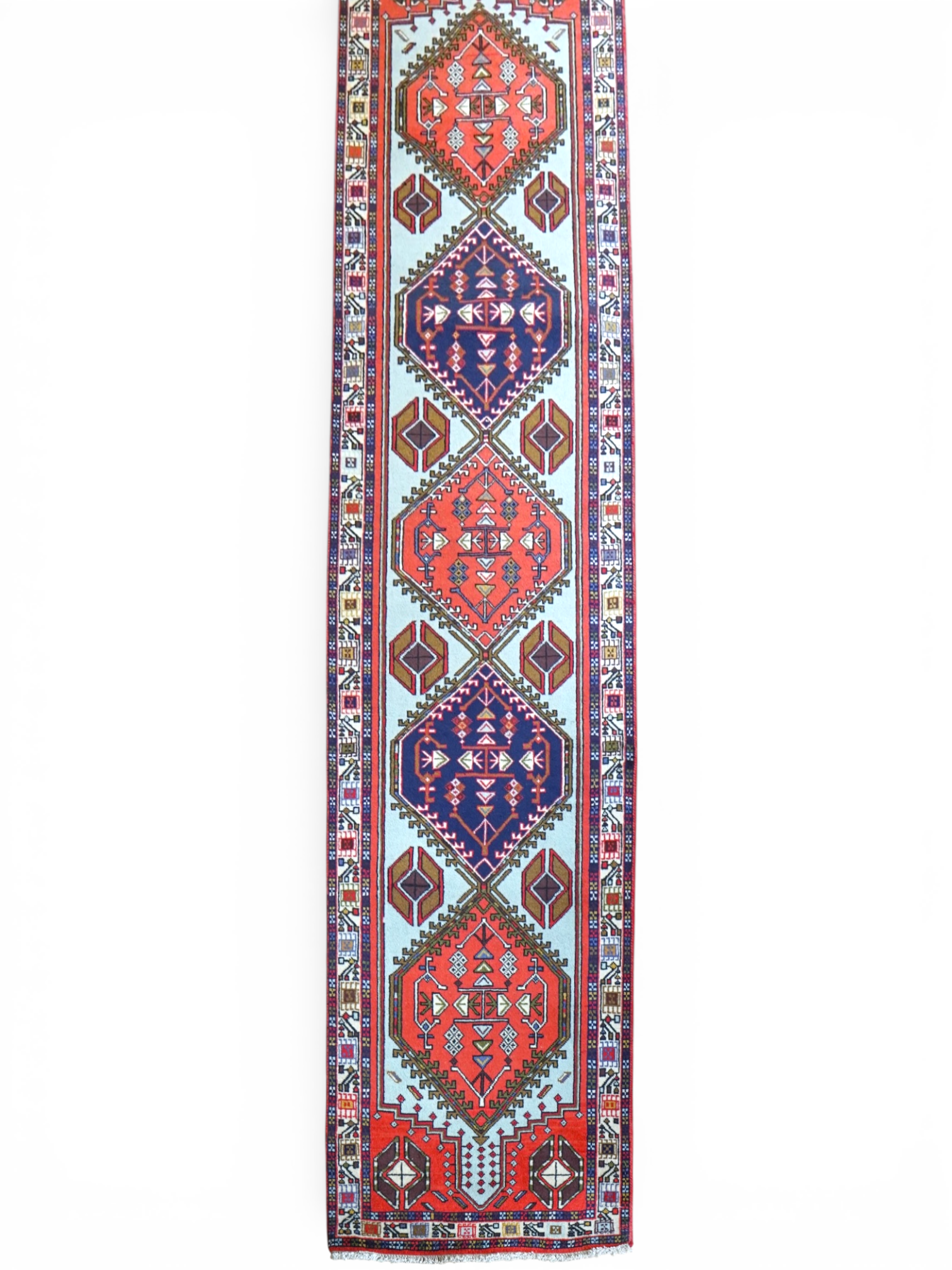  ペルシャ手織り絨毯 アルデビルラグ  ランナー 　315×72cm