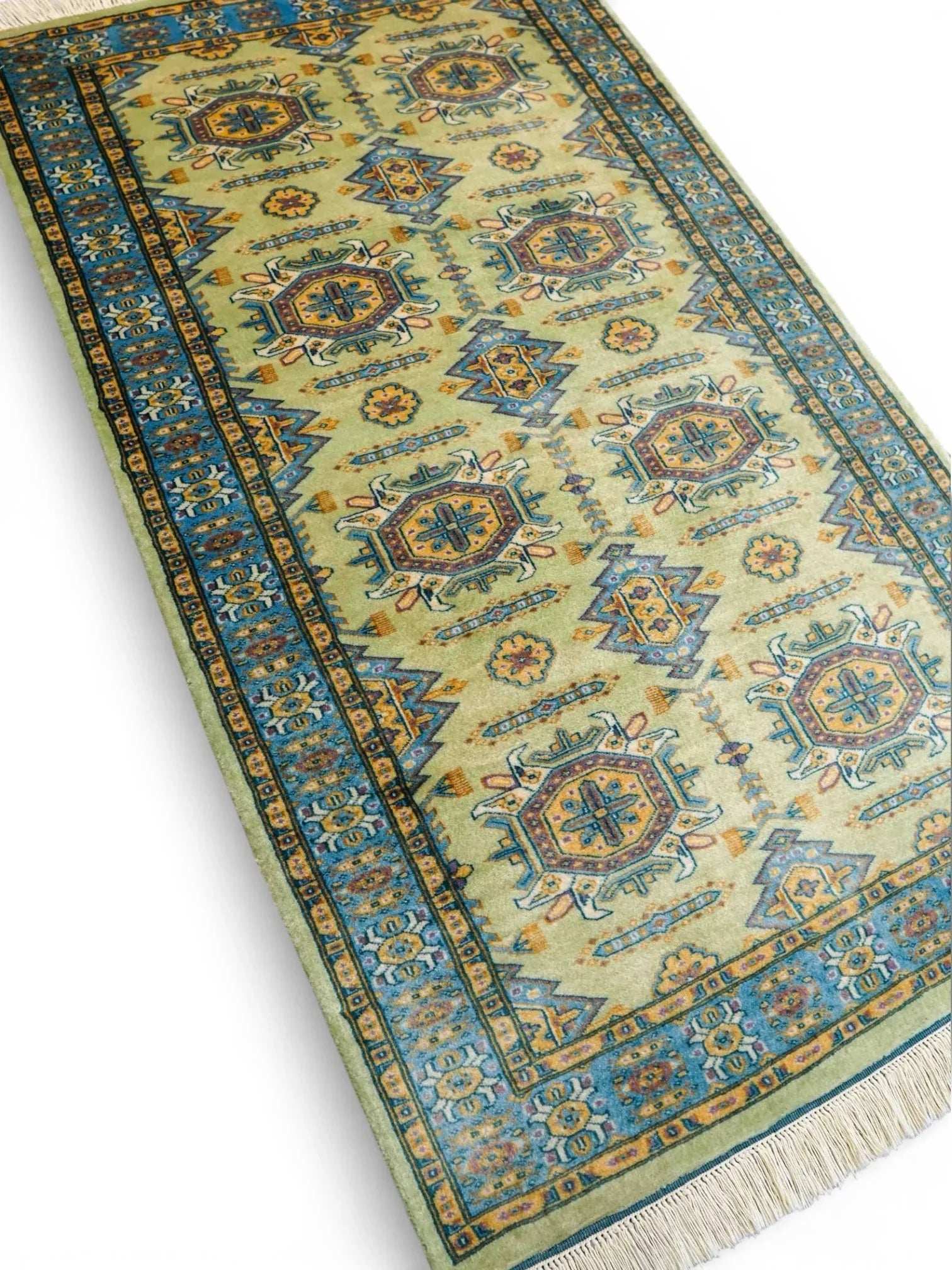  パキスタン手織り絨毯 163×96cm
